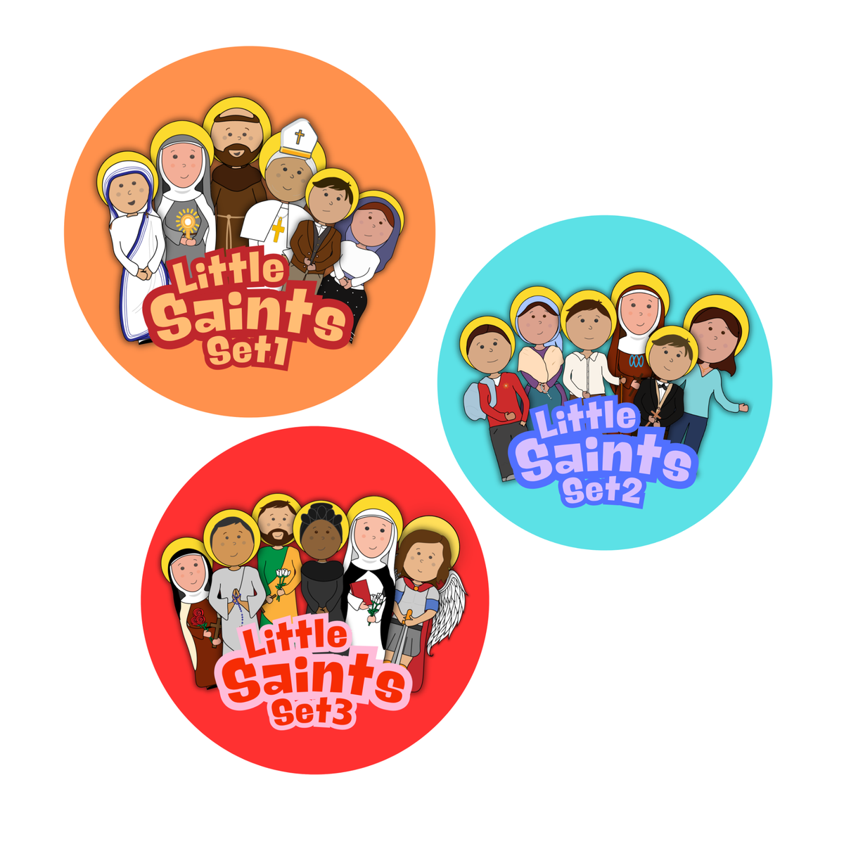 Little Saints Cards - Set 1, 2, 3