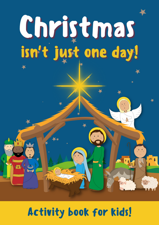 Christmas isn’t just one day! Kids Activity Booklet 2025